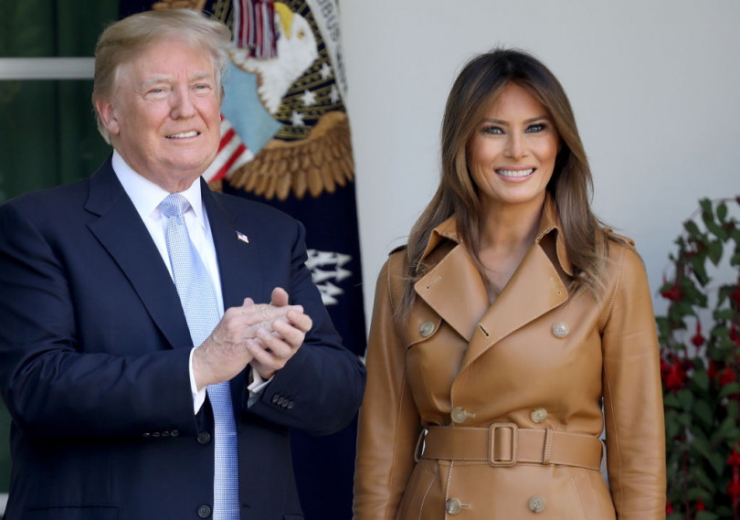Мелания Трамп появилась на публике в старом наряде Мелания Трамп появилась на публике в старом наряде